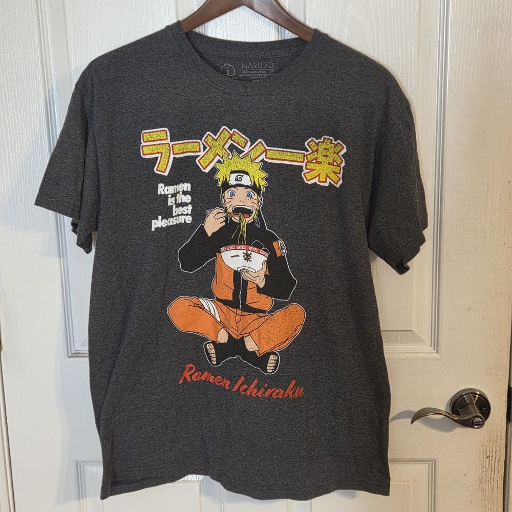 Naruto Shippuden Collection Mens T-shirt Shirt NEW Size M Cotton/Poly